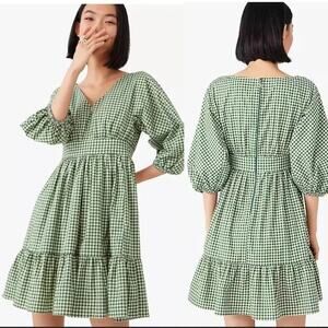 Kate Spade New York Mini Gingham Bodega Dress, Size 6 NWOT